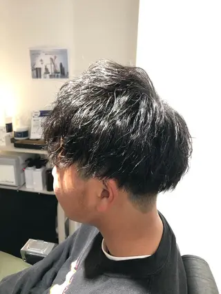 ミディアム パーマ メンズ rilune matsuoのヘアスタイル