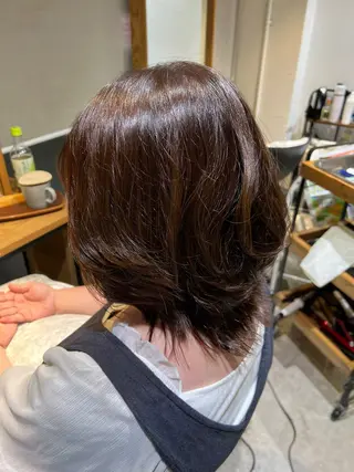 ミディアム ブルームヘアデザイン かこ。のヘアスタイル