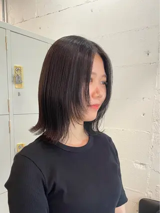 ミディアム ヘアアレンジ 🎀レイヤー 透明感 カラーyuuri🎀のヘアスタイル