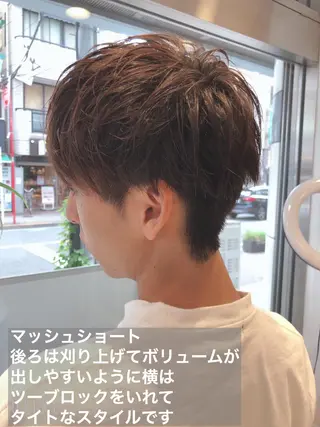 ショート パーマ ヘアアレンジ メンズ メンズパーマ特化/ メッシュ/薫/店長のヘアスタイル