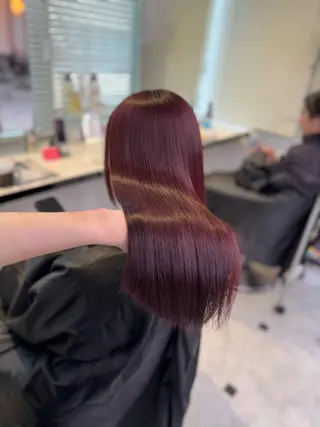 セミロング ♥️韓国風透明感 暖色misa♥️のヘアスタイル