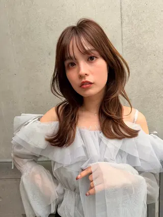 ミディアム 山崎 俊介のヘアスタイル