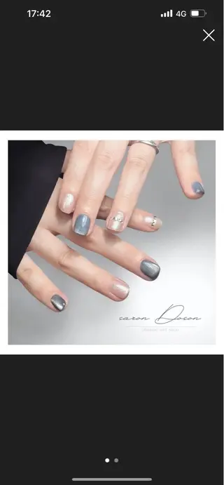 ショート 大人のネイルサロン salonDosonのネイルデザイン