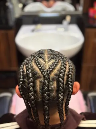 ロング メンズ 大城 涼のヘアスタイル