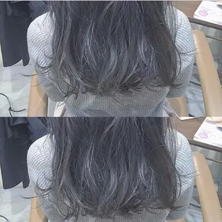 セミロング ロング カラー 前田 敬太のヘアスタイル