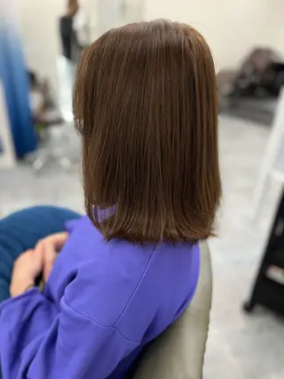 セミロング 一瀬 理絵のヘアスタイル