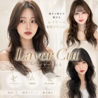 ロング 仙台Ｉ韓国レイヤー Ｉ髪質改善Ｉ伊藤拓海のヘアスタイル