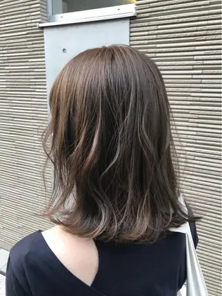 ミディアム カラー ご新規様限定 透明感カラーKANAのヘアスタイル
