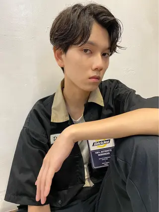 ショート 🫧艶ダブルカラー ブリーチ🫧トモヤのヘアスタイル
