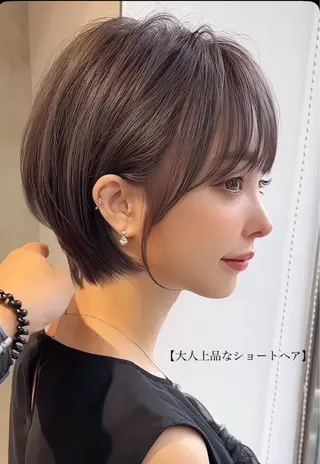 ショート 山口拓海 【顔周り小顔カット】のヘアスタイル