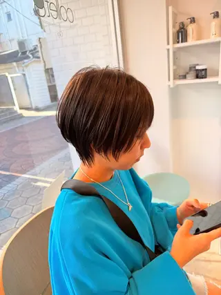 ショート 髪質改善・ クロスパーマ◎倉澤のヘアスタイル