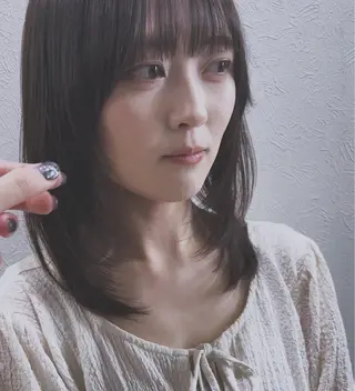 セミロング レイヤーカット/高崎 /髪質改善/剣持友希のヘアスタイル