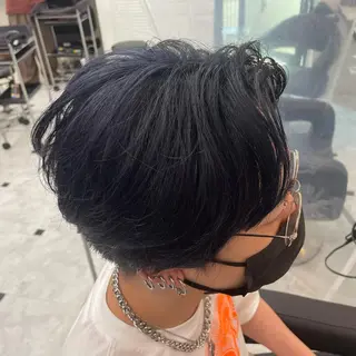 カラー ヘアアレンジ メンズ ピンク・ベージュ🩰 カラー🫧とらのヘアスタイル