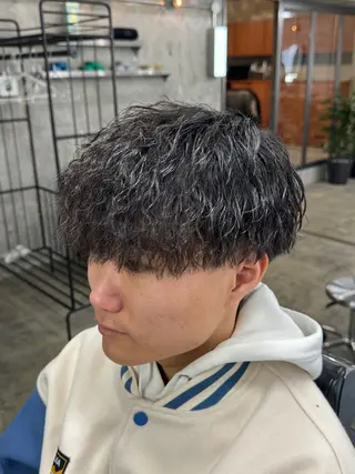ショート カラー パーマ ヘアアレンジ メンズ メンズ特化酒井翔太 /メンズカット/名駅のヘアスタイル