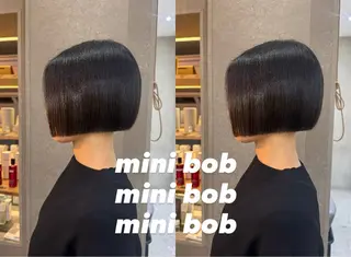 ショート ボブ レイヤー 透明感カラー🎀そらのヘアスタイル