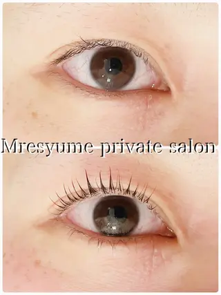 マツエク・マツパ Mresyume MAYUのマツエク・マツパデザイン