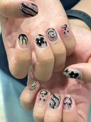 メンズ ネイル 安達 パラジェル取扱店⭐️のネイルデザイン