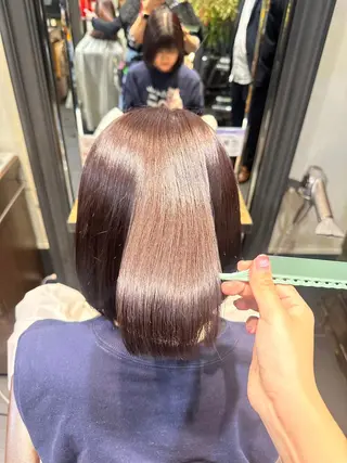 ミディアム ハイトーン/似合わせ カラー/大野 樹奈のヘアスタイル