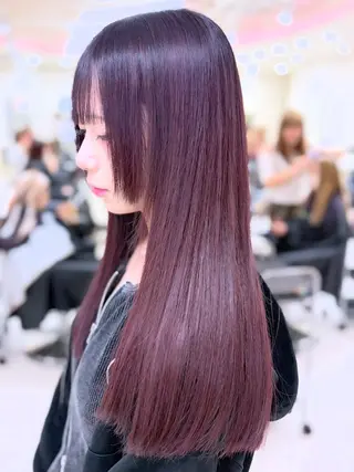 カラー ベージュ・ラベンダー カラー🎀りりのヘアスタイル