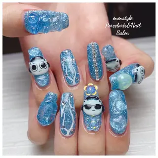 ミディアム ネイル 🐾enen style 🐾のネイルデザイン