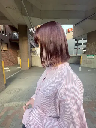ショート カラー 🙃 透明感カラー/ボブのヘアスタイル