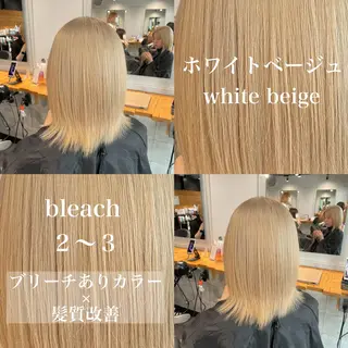 ロング カラー ️💕淡いハイトーン 💕︎︎ひかるのヘアスタイル