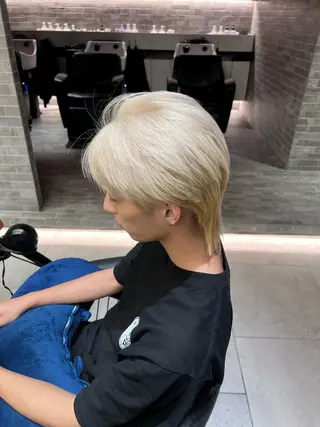 ミディアム 清田 健太朗のヘアスタイル