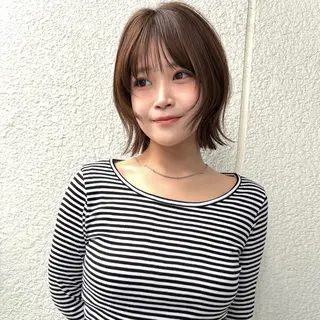 ミディアム うる艶レイヤー/ 店長💎まな💎のヘアスタイル