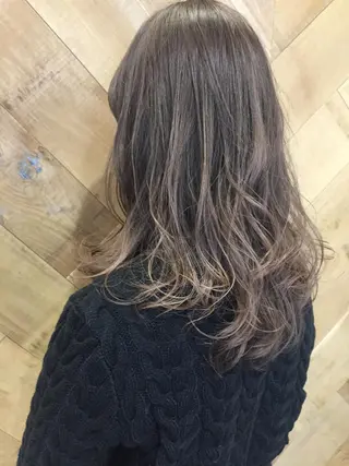 セミロング 中川 勝友のヘアスタイル