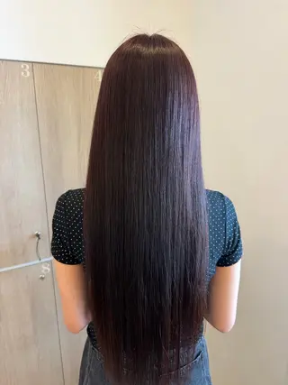 カラー ルプラボウ/ ふくい きなりのヘアスタイル