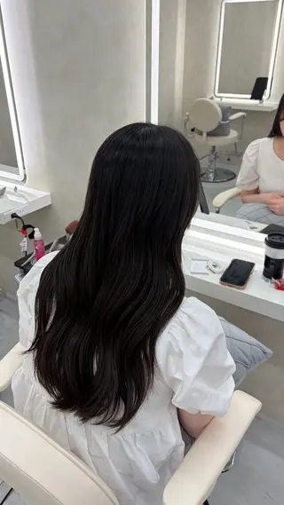 ロング 北川 葵のヘアスタイル