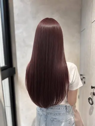 ロング 暖色/グレージュ 髪質改善SOMAのヘアスタイル