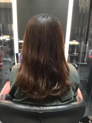 ロング カラー Annon プライベートサロンのヘアスタイル