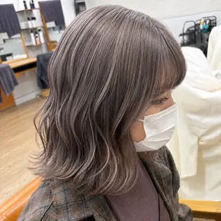 セミロング 小谷野七海🫧 カットモデル募集🩶のヘアスタイル