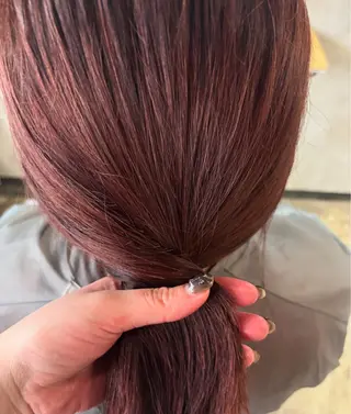 ミディアム カラー 村下 美尋のヘアスタイル