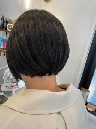 ショート やまさきえりこ ニュアンスパーマのヘアスタイル