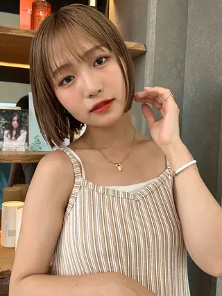 ショート 透明感カラー　中嶋 将城のヘアスタイル