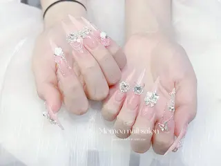 ネイル MoMoA Nail ネイル長さ出し専門店のネイルデザイン