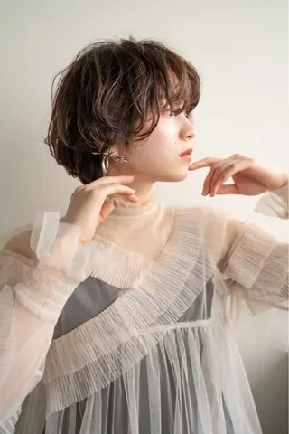 ショート カラー レイヤーカット🎀 NANAHAのヘアスタイル