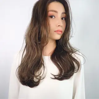 ロング カラー 山中 直輝のヘアスタイル