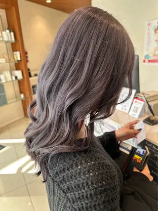 ロング カラー 木村 佑季のヘアスタイル