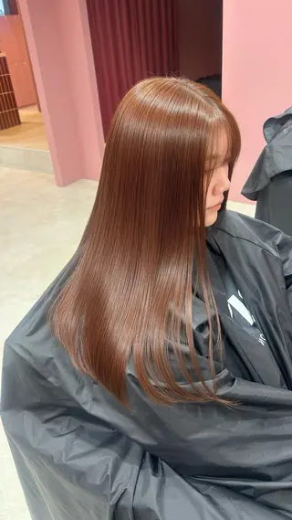 セミロング 透明感カラー♡ 原宿美容室¦Rinaのヘアスタイル