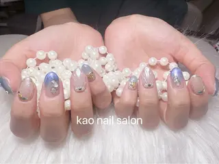 ネイル kao nail マグネット/長さだしのネイルデザイン