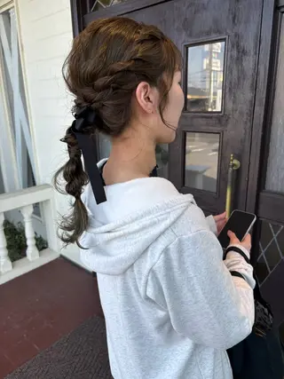 ヘアアレンジ 江原 彩華のヘアスタイル