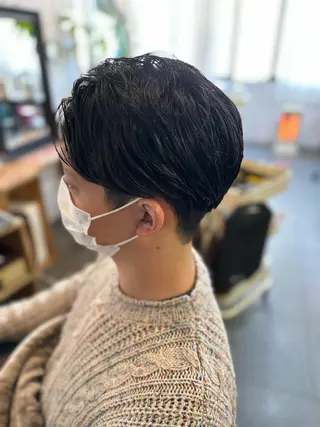 パーマ メンズ 元住吉プランツヘアー ☘️まるやま☘️のヘアスタイル