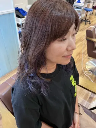 ロング カラー 🐰ハイトーンカラー 畠山 渡🐰のヘアスタイル