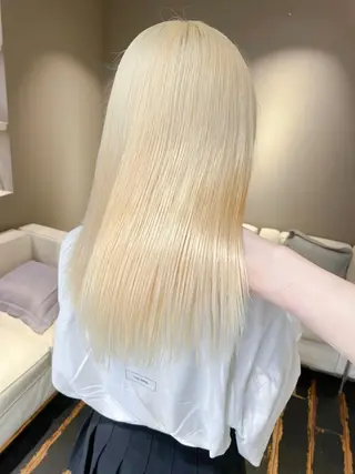 ロング カラー ボブ/レイヤーカット 縮毛矯正/コウキ新宿のヘアスタイル