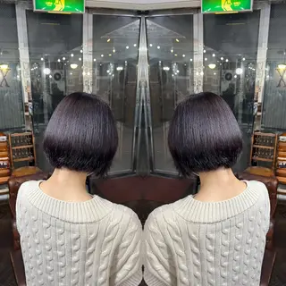 ショート カラー パーマ/レイヤー /ハイライト/AOIのヘアスタイル