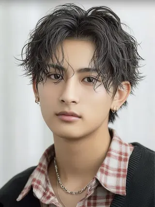 ショート パーマ メンズ メンズ特化/パーマ/ 髪質改善　高野奨馬のヘアスタイル