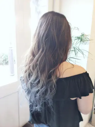 セミロング カラー 💎JADE GRACE💎のヘアスタイル
